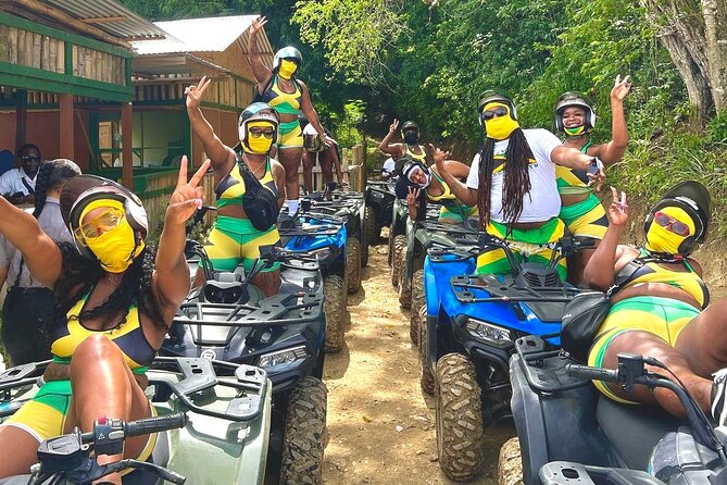ATV, Bamboo Rafting , Horseback Ride & Blue Hole Falls Ocho Rios - A full-throttle Ocho Rios day from Montego Bay