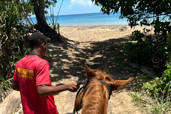 ATV, Bamboo Rafting, Horseback Ride From Montego Bay- Private - Stop 2: Ocho Rios horseback and water time, with a hard weight limit