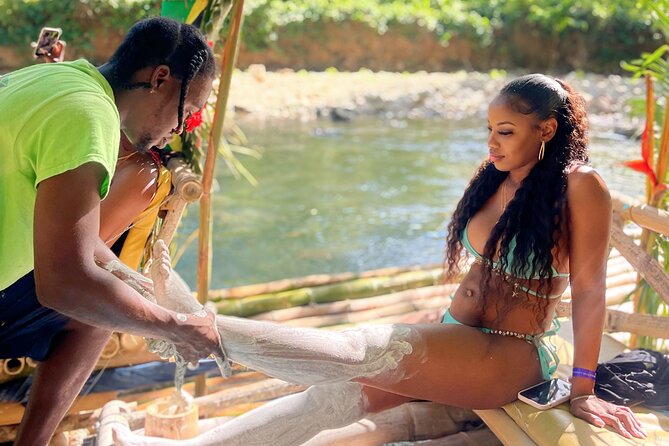 ATV, Bamboo Rafting, Horseback Ride n Swim Guided Tour - Stop 2: Rio Nuevo Bamboo Rafting, Rope Swing, and the Secret River Feel