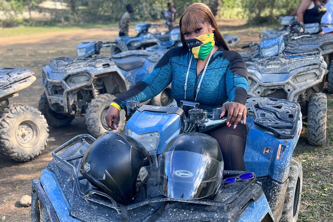 ATV & Bamboo Rafting With Limestone Foot Massage. - Bamboo Rafting Down the River: Nature, Stories, and Onboard Music