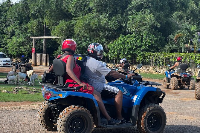 ATV & Bamboo Rafting With Limestone Foot Massage. - Food, Drinks, and Fun Extras at the Raft Stop