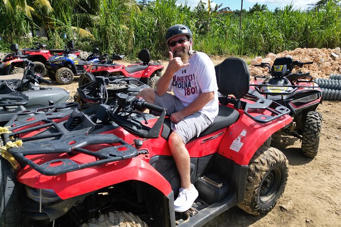 ATV Jungle Ride, Zipline and Ricks Cafe from Montego Bay - Zipline Details: Stairs, Footwear, and Nervousness That Usually Disappears