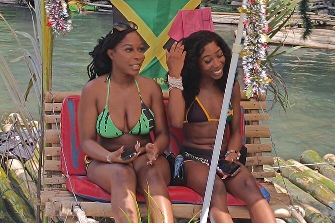 Bamboo Rafting Adventure with Limestone Massage from Montego Bay - Floating bar and Jamaican food moments on the water