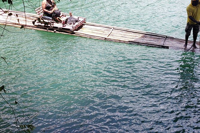 Bamboo Rafting and Boston Jerk Centre Tour in Portland Jamaica - On the Rio Grande: bamboo raft ride, 40-foot craft, and time to swim