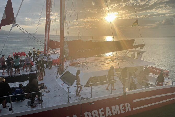 Bamboo Rafting, Catamaran Party Cruise and Ricks Cafe - What’s included, what is not, and how that changes value