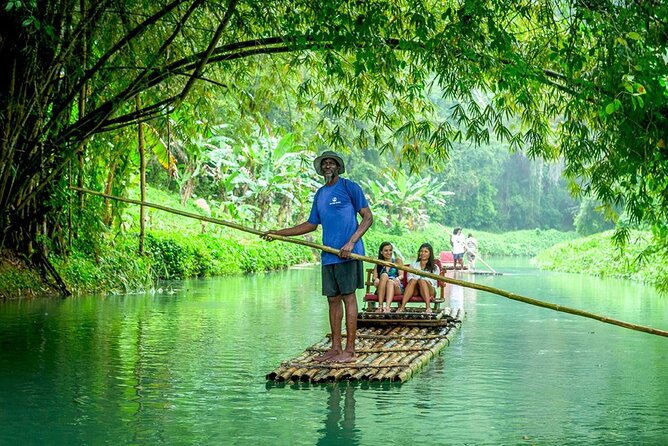 Bamboo Rafting, Hip-Strip & Margaritaville Tour from Montego Bay - Driver and guide experience: when Denardo shows up