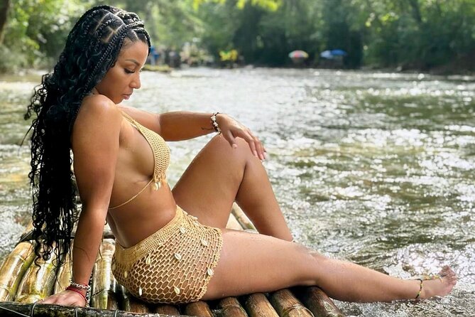 Bamboo Rafting with Limestone Foot Massage Montego Bay - Lethe River bamboo rafting, with the limestone foot massage twist