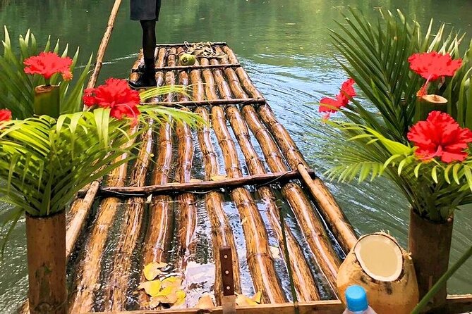Bamboo Rafting with Limestone foot or Full Body Massage in Montego Bay - The 30-Foot Hand Crafted Bamboo Raft Ride, Captain David Included