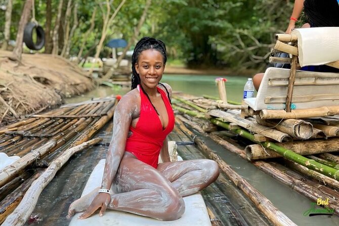 Bamboo Rafting with Limestone Massage including Transportation - Fruit Trees, Natural Medicinal Products, and the Jungle Socks Moment