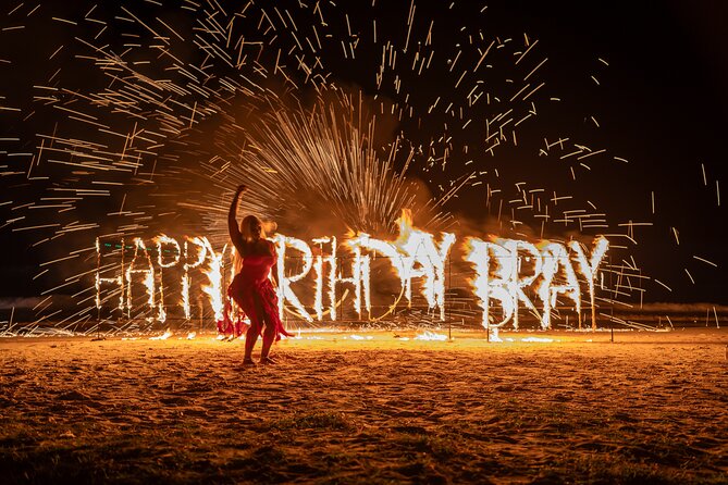 Birthday Fire Show experience in Montego Bay - Why a private fire show photoshoot feels different in Montego Bay