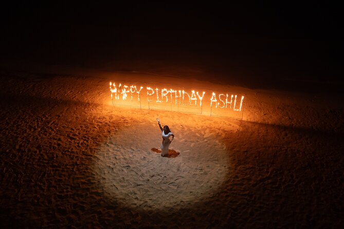 Birthday Fire Show experience in Montego Bay - Refreshments and dinner timing, with clear differences by package