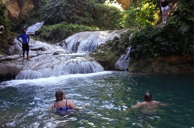 Blue Hole Adventure from Falmouth - Blue Hole Swim Time in a Limestone Sinkhole