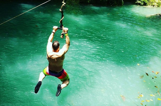 Blue Hole Adventure from Falmouth - Bamboo Blu Beach Time for Sand, Shade, and Resetting Your Body
