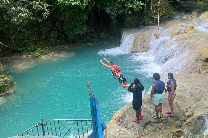 Blue Hole Adventurous and Relaxing River Tubing water Activities in Ocho Rios - The comfort factor: air-conditioned transport and roundtrip convenience
