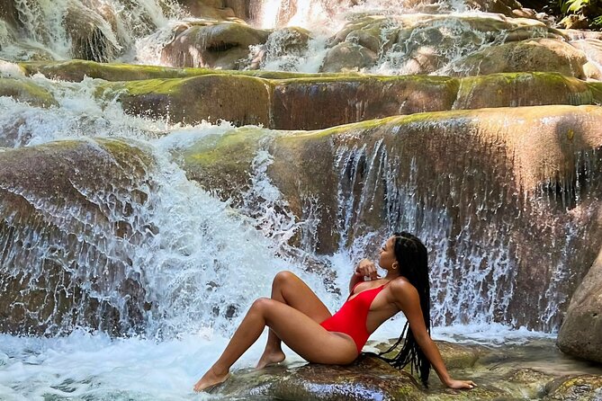 Blue Hole and Dunn's River Falls Ocho rios - Pickup, Tickets, and the Smooth Van Ride