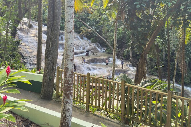 Blue Hole and Dunn's River Tour (Entrance Fees Not Included) - Stop 2: Blue Hole in the hills, limestone-filtered water and slippery climbs