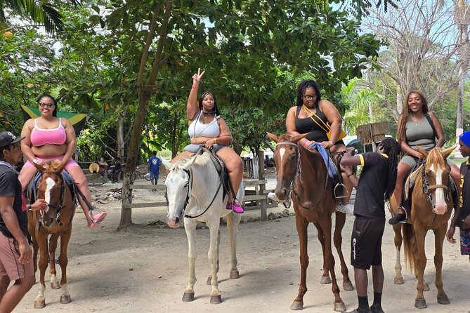 Blue Hole and Horse Riding with Swim Ocho Rios - Rum Punch, Bottled Water, and What to Pack for Wet Stone