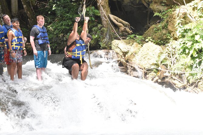 Blue Hole and River Tubing Combo from Falmouth - Port Pickup and a 9:00am Start That Fits Cruise Days