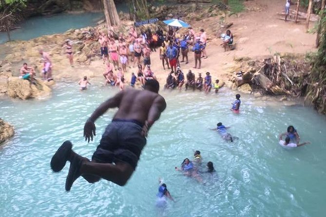 Blue Hole and Sightseeing Tour from Falmouth - Blue Hole time: waterfalls, rope swing, caves, and swimming pools