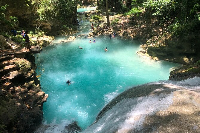 Blue Hole, Dunn's River Falls + Lunch & Cocktails at Bamboo Beach - Key highlights you’ll actually feel