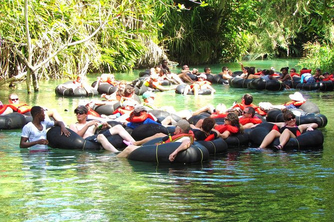 Blue Hole Falls & White River Tubing from Falmouth Jamaica - Columbus Park in Ocho Rios: quick lunch, quick reset