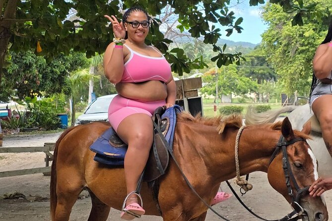 Blue Hole, Horseride with Swim and Bamboo Rafting Ocho Rios - Getting From Stop to Stop: Pickup, Air-Conditioned Comfort, and a 5-Hour Schedule