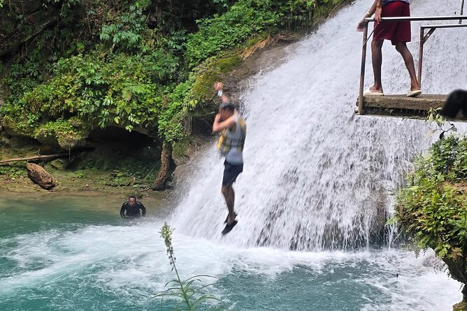 Blue Hole, Horseride with Swim and Bamboo Rafting Ocho Rios - Bamboo Rafting by River and Rainforest Feel