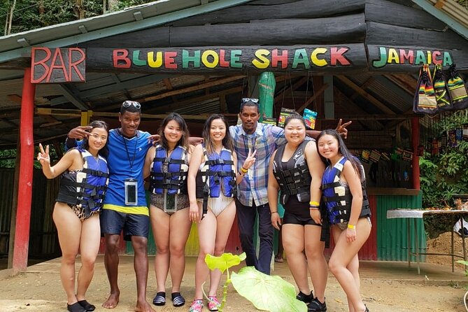 Blue Hole & Konoko Falls Park Combo Tour from Montego Bay - Getting to Blue Hole in air-conditioned comfort