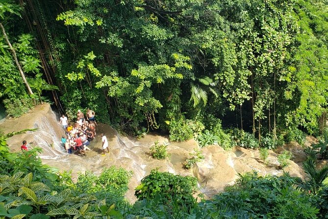 Blue Hole & Konoko Falls Park Combo Tour from Montego Bay - Konoko Falls and Park: wildlife spotting with real waterfall time