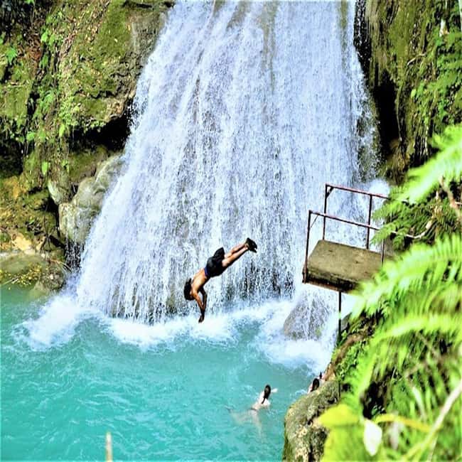 Blue Hole, Secret Falls, and Dunn's River Falls Combo Day-Tr - Secret Falls: the jungle walk that balances the adrenaline