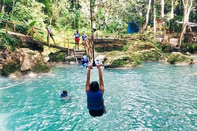 Blue Hole Secret Falls and River Tubing Private Tour - Key things that make this tour worth your time