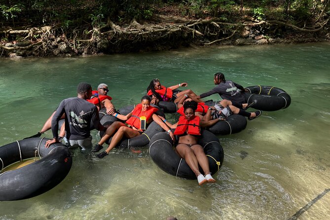 Blue Hole Secret Falls and River Tubing Private Tour - What you can do at Blue Hole (and what to expect in water play)