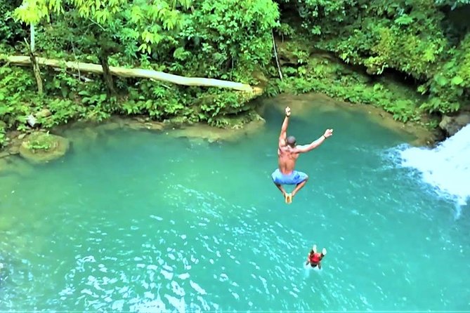 Blue Hole & Secret Falls Day-Trip with Shopping from Grand Palladium - Scotchies Outdoor Garden Restaurant for jerk lunch: budget and expectations