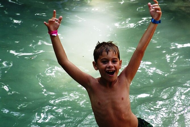 Blue Hole Secret Falls Excursions Best Water Falls in Jamaica - Safety support in the water: what to watch during jumps and swims