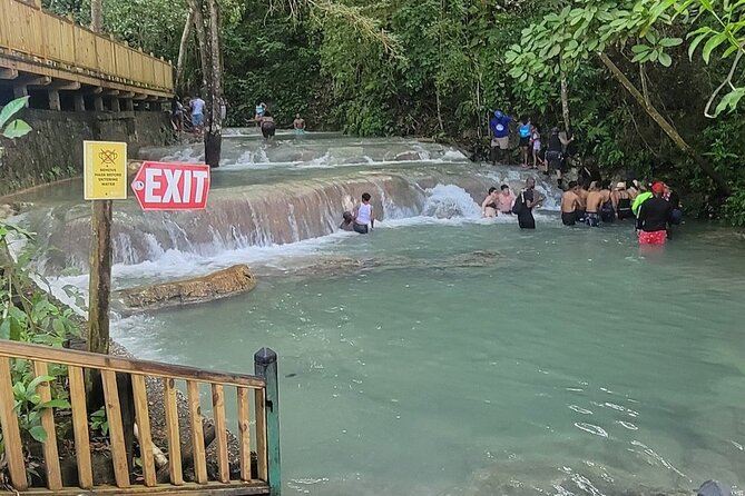 Blue Hole, Secret Falls & River Rapids Tubing from Montego Bay - Stop 3: Blue Hole Fresh Water With a Rope Swing or Jump
