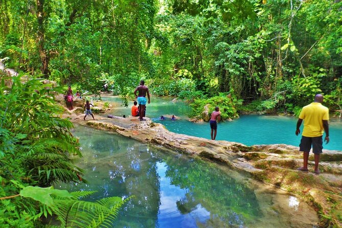 Blue Hole & Secret Waterfalls Tour from Falmouth Cruise Ships - Blue Hole: the swim and swing, plus the guide help that really matters