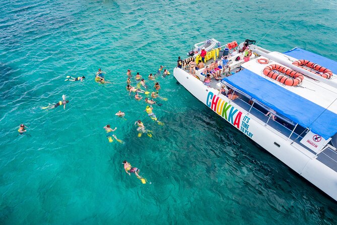 Catamaran Cruise with Snorkeling and Dunn's River Falls - Lunch, coffee tasting, and the return sail rum punch party