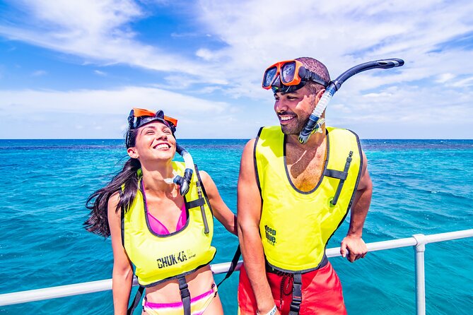 Catamaran Cruise with Snorkeling and Dunn's River Falls - Snorkeling over living coral: how to get more from a reef stop