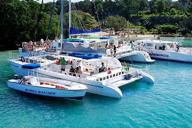 Catamaran Party Cruise and Snorkeling from Montego Bay - Getting on the catamaran: private pickup and party energy in one go
