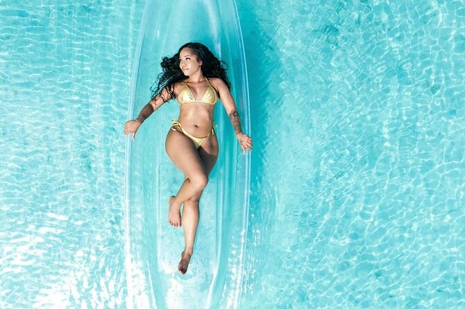 Clear Kayak Photoshoot in Ocho Rios Jamaica - Why a transparent kayak makes better photos than a normal boat