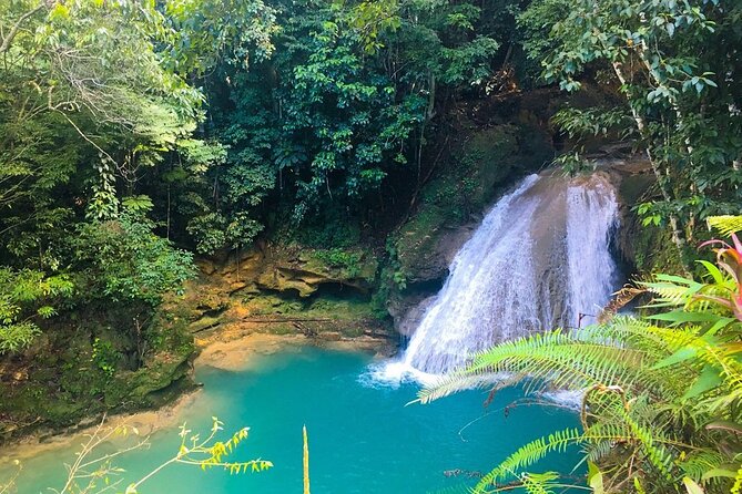 Combo Tour Dunn's River Falls and BlueTour from falmouth - Beach time, jerk lunch possibilities, and ending in Ocho Rios