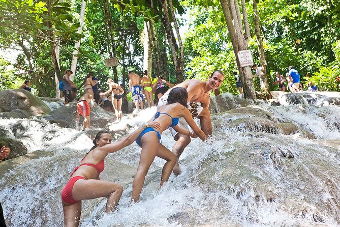Dunn's River and Blue Hole with lunch combo from Montego Bay - Blue Hole: Cliff-Jumping Fun and Rope Swing Energy