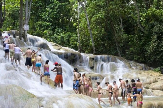 Dunn's River Falls and Horse Back Riding Excursion - Stop 1 at Dunn’s River Falls, what the climb is like