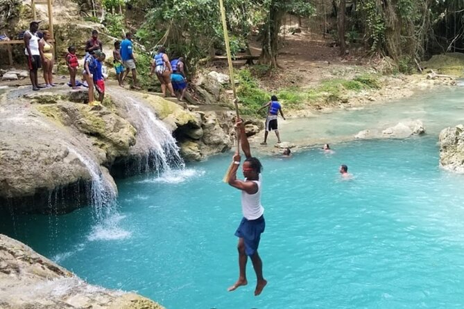 Dunn's River Falls, Blue Hole, Bamboo Rafting, Horseback Combo - Pickup, Timing, and a 26-Person Max Group That Stays Manageable