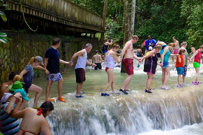 Dunn's River Falls & Blue Hole Combo Tour from Ocho Rios - Blue Hole Time: Swimming, Rope Swings, and Jungle Caves