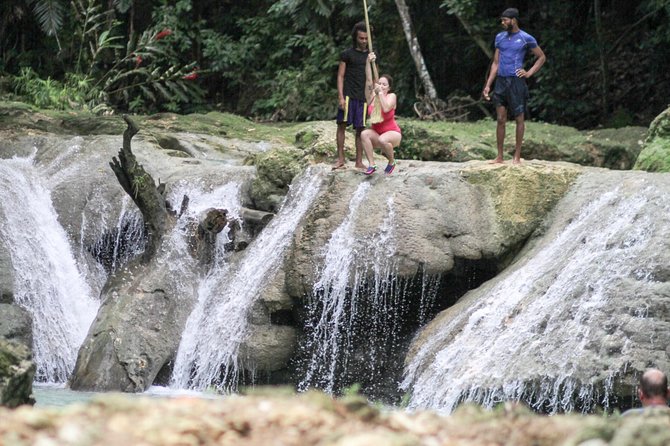 Dunn’s River Falls & Blue Hole Tour with Lunch - Blue Hole: Swimming, Cave Exploration, and Optional Adrenaline