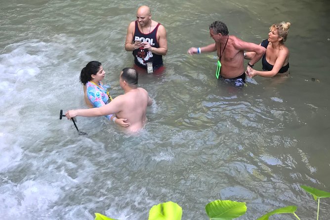 Dunn's River Falls From Montego Bay - Swim Time on the White-Sand Beach