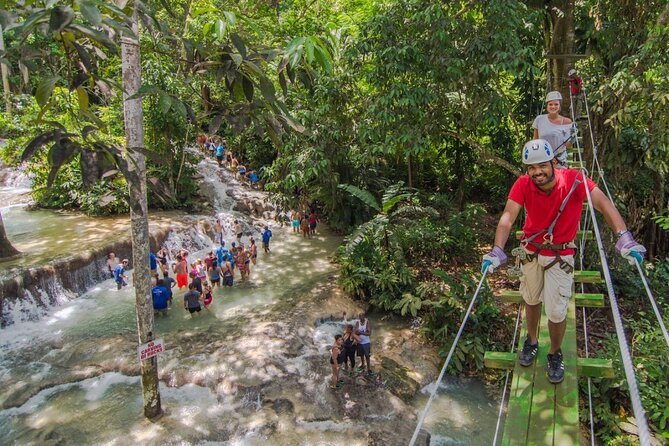 Dunns River Falls, Zipline, Bamboo Rafting, Horseback Ride Tour - Key highlights before you go