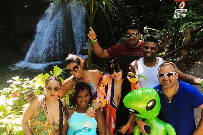 "Explore Scenic Tropical Waterfalls at Blue Hole" - The Blue Hole Stop: Swims, Jumps, Caves, and Mineral Clay