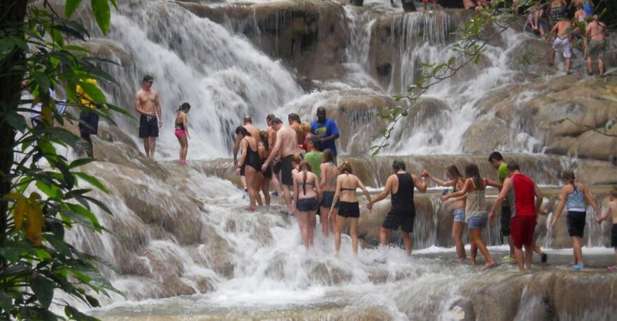 Falmouth: Dunn’s River Falls & Bamboo Beach Club VIP Access - Cocktails, champagne, and the mixology demonstration